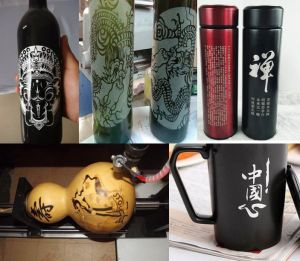 台州三门县酒瓶葫芦工艺品激光雕刻机